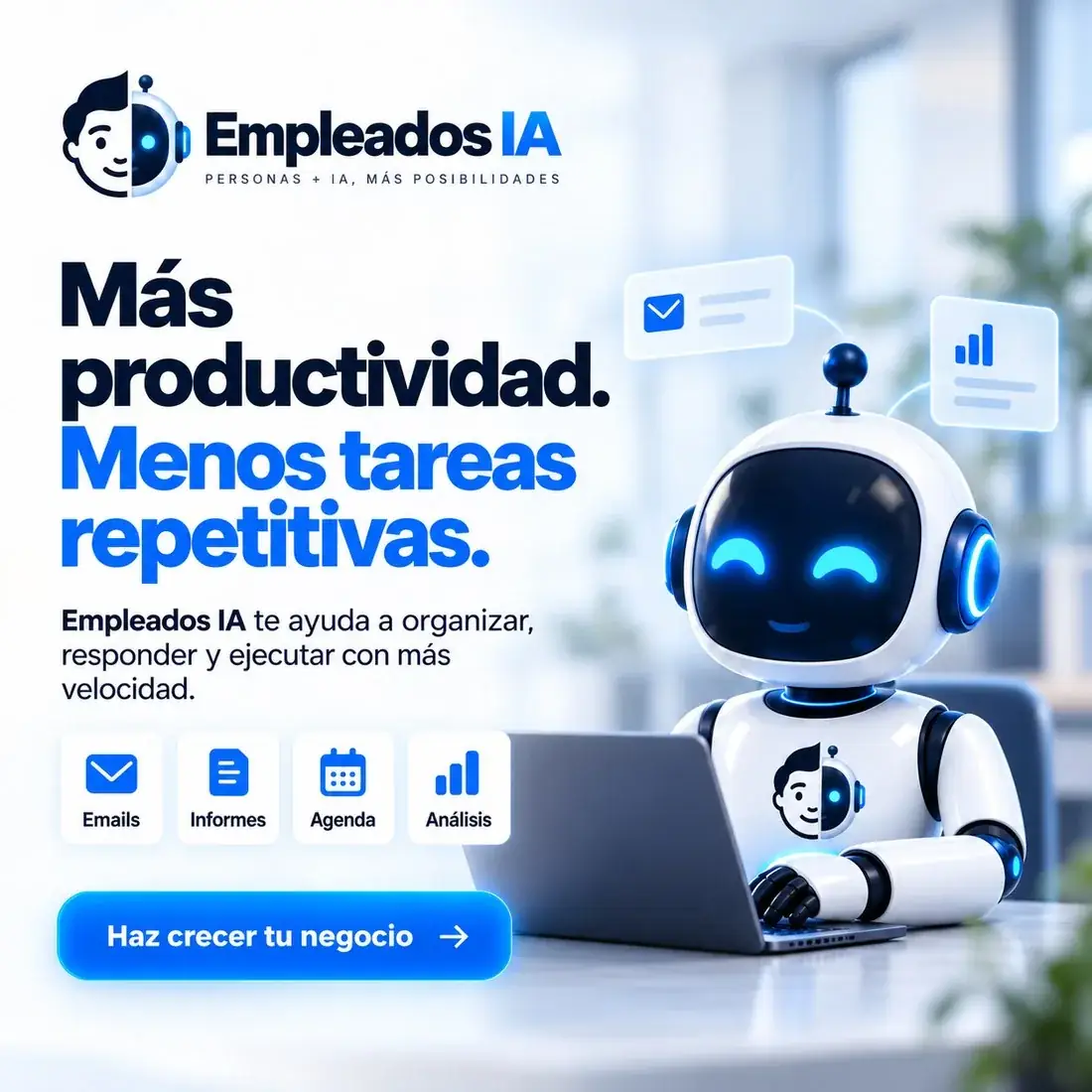 Empleados IA: más productividad y menos tareas repetitivas